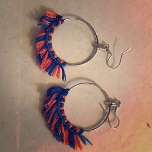 Handmade macrame earrings